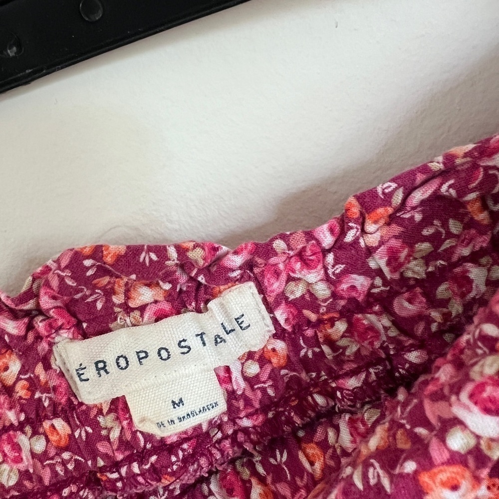 Aeropostale Pink Ruffled Tiered Mini Skirt 310 - Picture 3 of 9